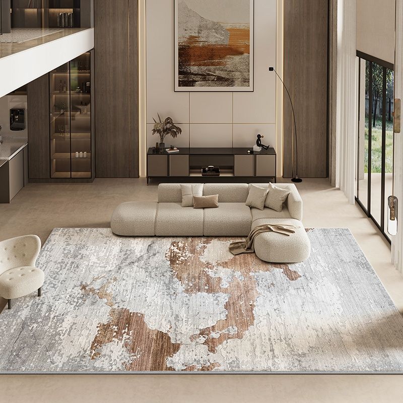 Carpet living room 2024 new waterproof, erasable carpet, erasable, no wash, light luxury, high-end feeling, home sofa_voghion.com