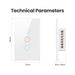 Interruttore AVATTO Tuya Zigbee non richiesto, filo neutro intelligente US 1/2/3 /4 Gang funziona con Alexa, Google Home_voghion.com