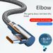 Câble de données coudé de qualité imbattable, type C, charge ultra rapide, pour Huawei, Xiaomi, VIOP, chargeur de jeu mobile, 2,3 m de long_voghion.com