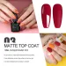 NAILCO 10 ml Mat pardösü Jel Oje Şeffaf Vernik Kapalı Islatın MattTop Güçlendirmek Jel Astar Taban Nail Art Manikür Mat_voghion.com