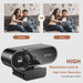 Mini webcam Full HD 2K 4K 1080P con microfono, webcam USB a 30 fps per messa a fuoco automatica, videocamera per riprese video su PC e laptop_voghion.com