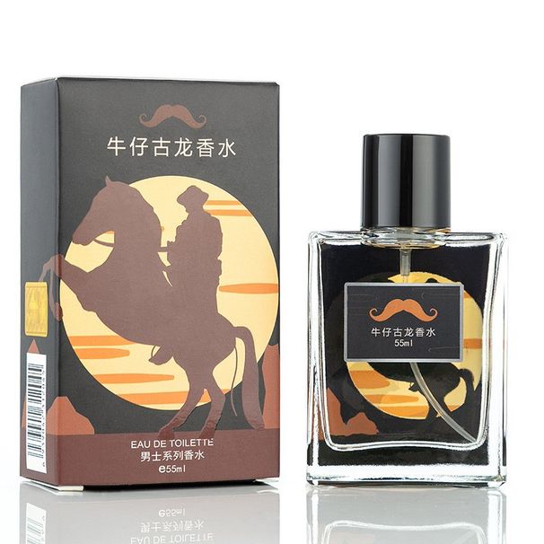 Western Cowboy Herrenparfüm 55 ml Langanhaltendes frisches holziges Camouflage Leopard Student Cologne Eau de Toilette_voghion.com