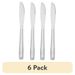 (Confezione da 6) Coltello da tavola per adulti in acciaio inossidabile Lace, set da 4 pezzi, argento_voghion.com