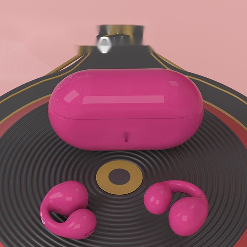 "Ombie Clip-On Bluetooth Earphones – Bone Conduction, Noise Reduction, 30H Playtime, Wireless, Lightweight"_voghion.com