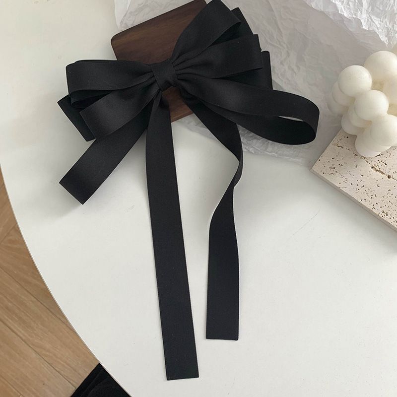 Anni caldi grande fiocco francese nero forcina per capelli di alta qualità Corea del Sud accessori per capelli nuovo copricapo_voghion.com