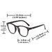 Transparent Computer Glasses Frame, Women's And Men's Anti Blue Light Circular Glasses, Blocking Glasses, Optical Performance Glasses_voghion.com