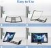 12" Curved Magnifier 3D HD Magnifying Projector Screen Enlarger Cell For Movies Video Foldable Phone Stand Holder_voghion.com