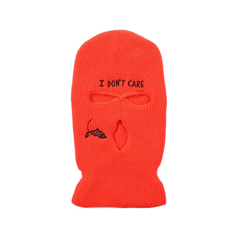 Driegats gebreide muts voor mannen en vrouwen, warme wollen letters, gehoorbescherming, fietsmuts voor volwassenen, veelkleurig, groothandel, koepel_voghion.com