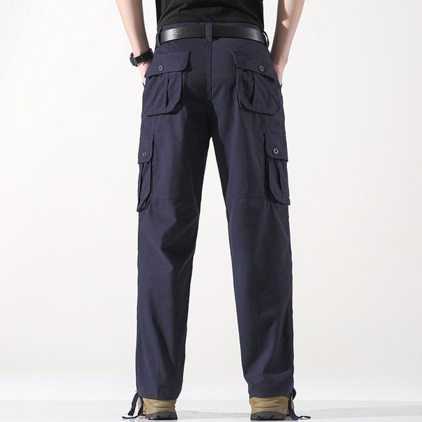 Premium Products Men's Casual Spring Three-dimensional Pockets, Straight Leg Outdoor Multi Pocket Men's Pants, Workwear Pants_voghion.com