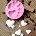 4Pcs Loving Heart Shape Silicone Fondant Mold Diyful Sweet Heart Chocolate Candy Paste Cake Decorating Tool_voghion.com