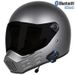 3C-zertifizierter Retro-Integralhelm für Motorradfahrer mit Bluetooth – Vintage-Design „Schweineschnauze“, leichte ABS-Schale, wahlweise mit klaren oder getönten Gläsern_voghion.com