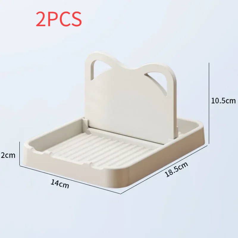 Steel Pan Holder 2-Pack - Pot Lid & Utensil Storage, Multi-Purpose, EU Kitchen Organizer_voghion.com