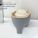 No-Drill Household Portable Non-Slip Elephant Soap Dish With Lid Countertop Storage Rack_voghion.com