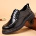 Men's Top Layer Cowhide Spring New Style Business Casual Men's High-end Genuine Leather Thick Soled Single Shoes Wenzhou_voghion.com