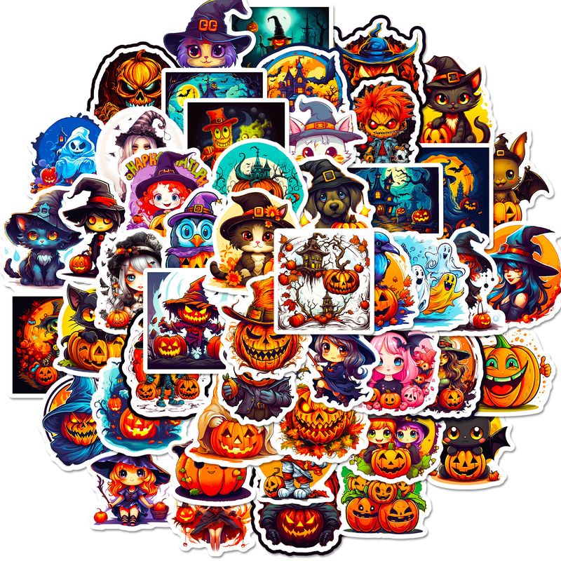 Kirjatarvete kleebised Horror Halloweeni kleebised_voghion.com