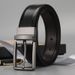 Paul Rotating Pin Buckle Men's Versatile Cowhide Business Formal Slimming Genuine Leather Reversible Belt_voghion.com