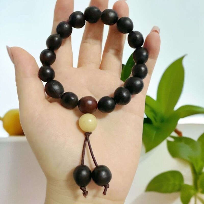 【 Light Wood Fragrance 】 Pure Worry Free Prayer Beads For Men And Women, Agarwood, Hand-held Pure Natural Bracelet,_voghion.com
