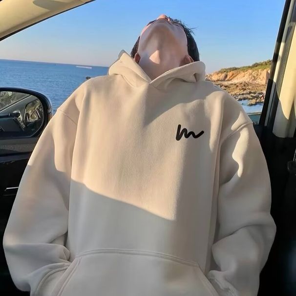 Felpa con cappuccio in pile di grandi dimensioni, stile americano, alla moda, di alta qualità, con lettere, autunno 2025_voghion.com