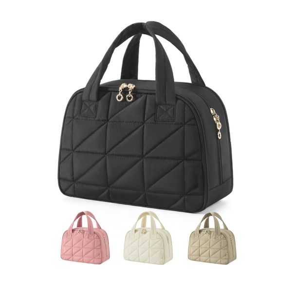 Neu Make-Up mit Große Kapazität Flauschigen Kulturbeutel für Frauen Reise Business, Multi funktionale Partition Lagerung, Hohe_voghion.com