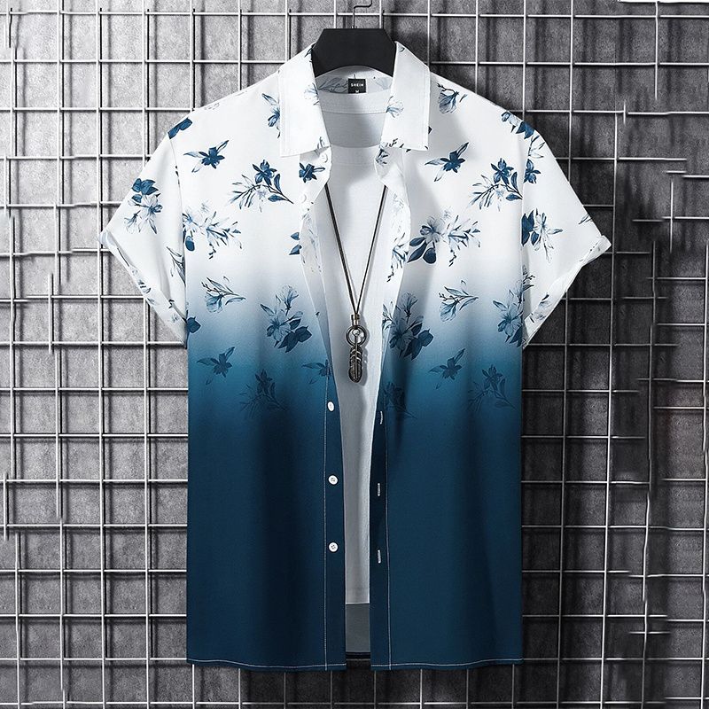 Summer 3D Graffiti Blossom Printed Shirts For Men Children Fashion Streetwear Long Sleeve T Shirt Unisex Hawaiian Shirts Blouses_voghion.com