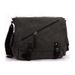Lässige Mode Single Shoulder Crossbody Canvas Schwarz Street Travel Funktion Student Style Laptoptasche_voghion.com