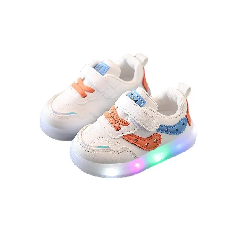 Tenis Children Led Boys Girls Lighted Sneakers Glowing Shoe for Kids Soft Soled Breathable Casual Infant Toddler Baby_voghion.com