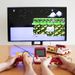 A6P Classic Retro Game Console For Kids & Adults - Portable Mini Gaming System With Tetris, 2-Player Mode, TV Connection, Gift Box Option (Red/Blue)_voghion.com