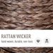 PawHut Handmade Wicker Elevated Cat Bed With Cushion Dark Brown For Kittens_voghion.com
