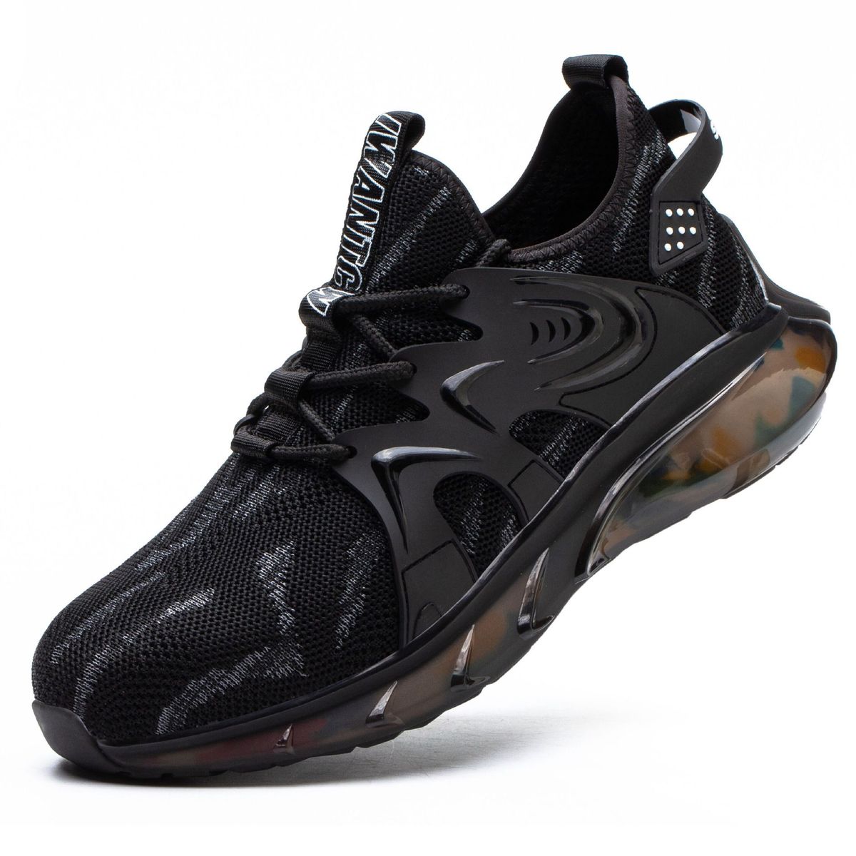 Ανδρικά παπούτσια προστασίας, αντιθαμβωτικά και αντιδιατρητικά ατσάλινα δάχτυλα, άνετα, ανθεκτικά στη φθορά και αναπνεύσιμα παπούτσια εργασίας ασφαλείας, προστατευτικά παπούτσια_voghion.com