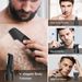 MAXGROOM 4 in 1 Body Kit Men Pubic Hair Nose Beard Trimmer Electric IPX6 Waterproof Groin Shaver for Man_voghion.com