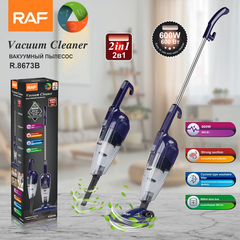 Aspiradora RAF con cable, aspiradora doméstica de mano de alta potencia, portátil, para montar en coche, de una sola pieza, gran succión_voghion.com
