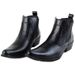 European Warm Series British Fashion Men's Denim Slip-On Short Autumn Winter Trend European Version Pointed Toe Martin Boots_voghion.com
