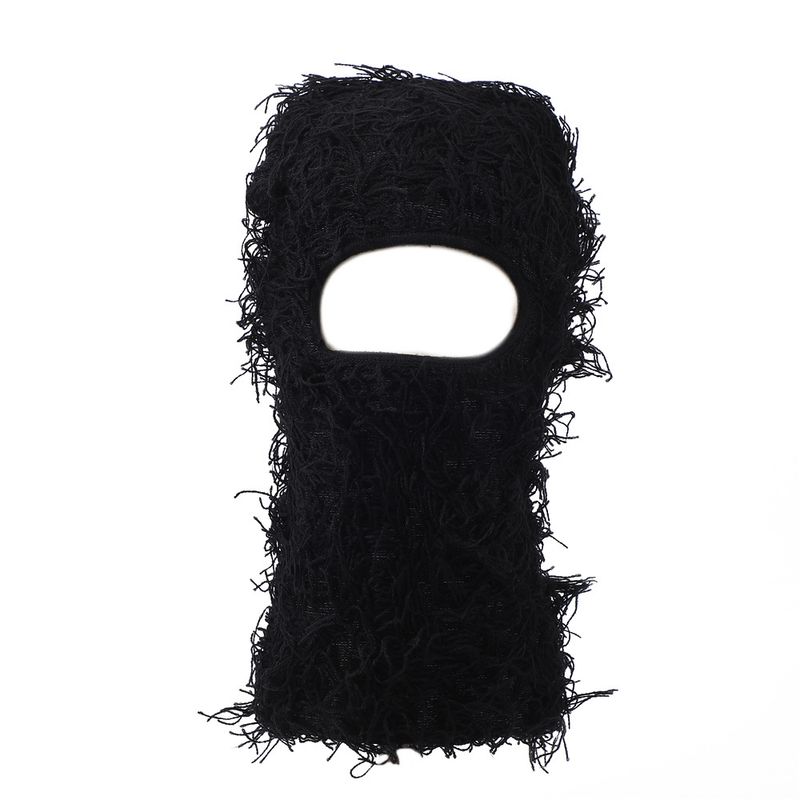 Mască nouă tricotată caldă, acoperitoare pentru cap, personalizată, camuflaj jacquard, cu o singură gaură, Baotou, pălărie de pluș, pălărie de schi rezistentă la vânt_voghion.com