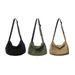 Women Washed Shoulder Versatile Canvas Messenger Adjustable Strap Trendy Hobo Distressed Satchel Commuting Bag_voghion.com