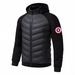 Men's Clothing Men's Warm Jacket With Fleece Lining, Coated Cotton, US Round Logo Arm Patch Jacket_voghion.com
