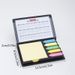 Professional PU Sticky Notes Box With Calendar - Customizable Logo, 6 Colors, 600 Sheets, Ideal For Office & Business Gifts (13.5x8.5x2cm)_voghion.com