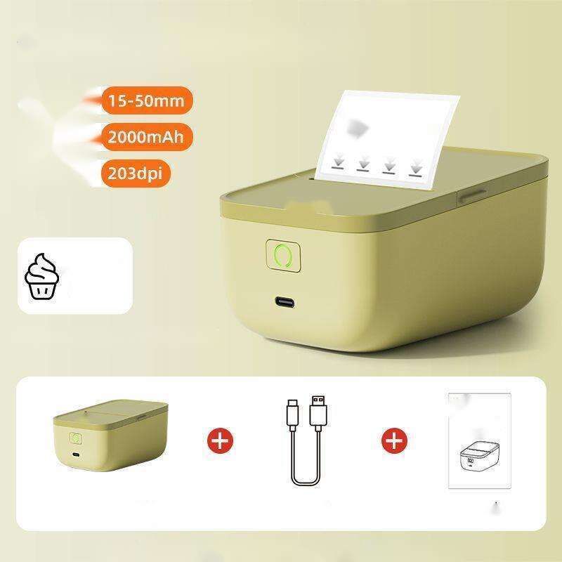 【Multiscenarioapplikasjon】 Bærbar smartmerkemaskin med trådløs Bluetooth-tilkobling, enkel å kontrollere_voghion.com