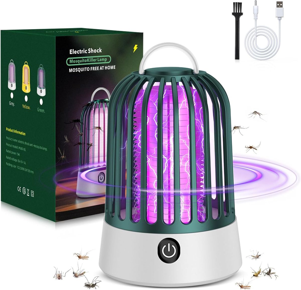 2-in-1 Lantern Trap - USB Rechargeable Fruit Fly Killer_voghion.com