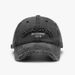 Women's Spring New Outdoor Letter Washed Patch Embroidered Men's Baseball Versatile Breathable Duckbill Cap_voghion.com