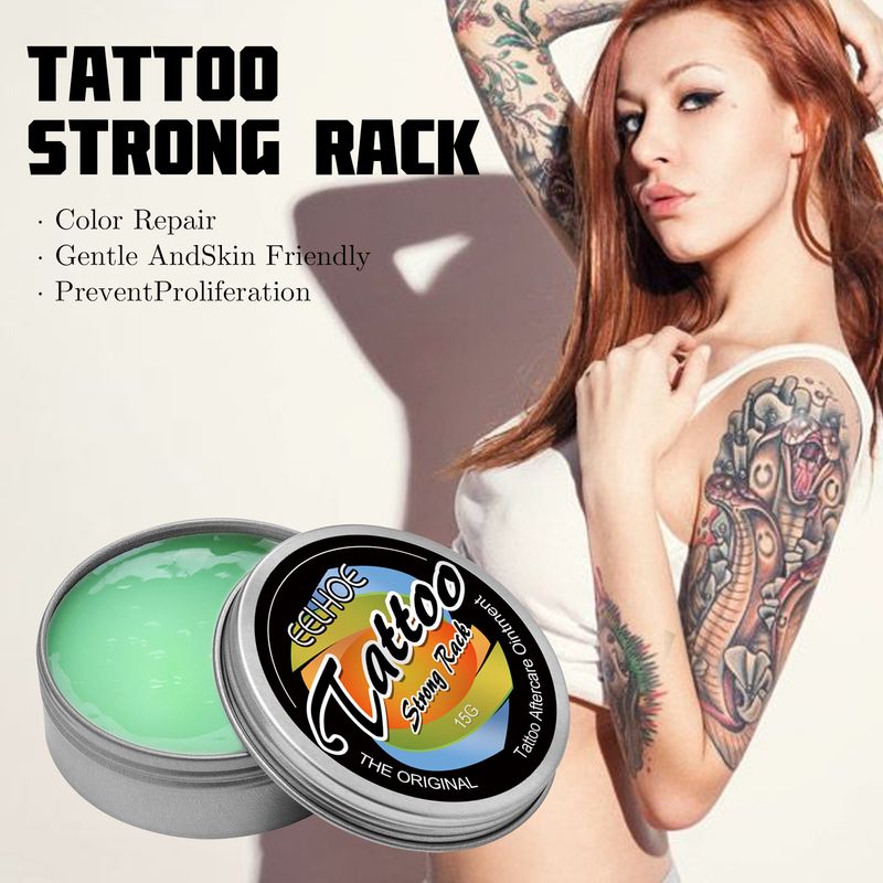 EELHOE Tattoo Repair Cream, Tattoo Color Fixing Gentle Clean Moisturizing Skin Fade Tattoo Repair Cream_voghion.com