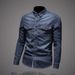 Abbigliamento da uomo Camicia in denim di cotone M5xl per uomo_voghion.com