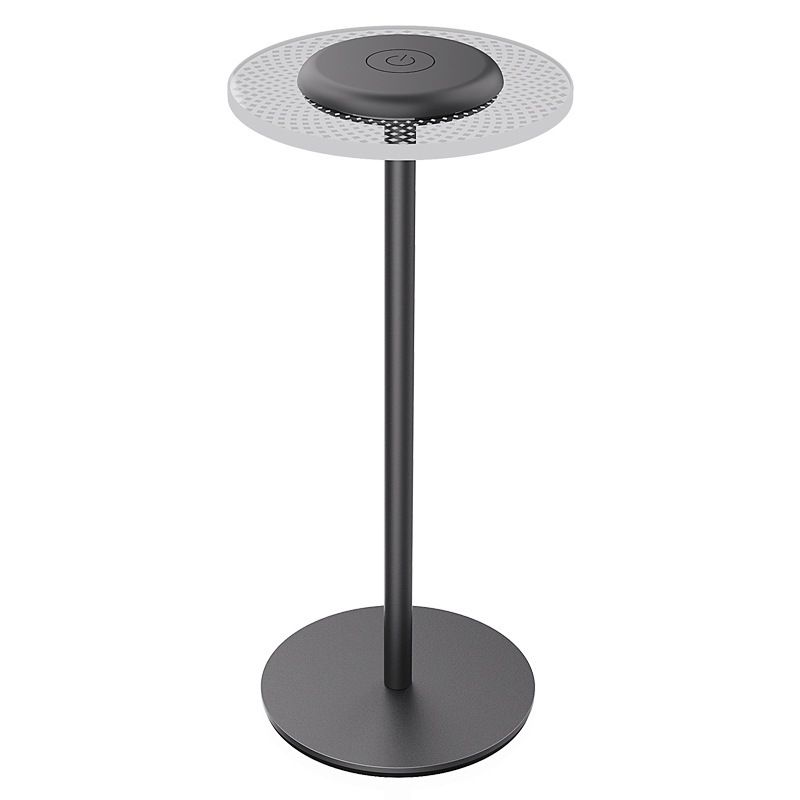 Lampada da tavolo RGB ricaricabile rotonda per interni, con illuminazione a LED di design transfrontaliero per camera da letto_voghion.com