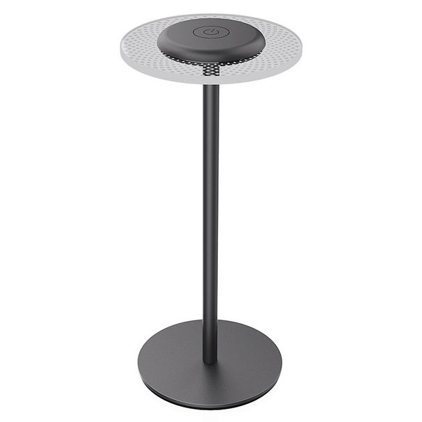 Lampada da tavolo RGB ricaricabile rotonda per interni, con illuminazione a LED di design transfrontaliero per camera da letto_voghion.com