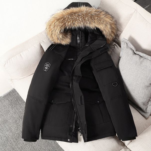 New Cross Border Winter White Duck Down Jacket For Running Men Men S Youth Thickened Workwear Couple Jacket_voghion.com