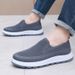 Unschlagbare Qualität Frühling und Herbst Neue Casual Herren Tuch Atmungsaktive Fly Weben Alten Peking Flache Ferse Turnschuhe Faule Einzelne Schuhe_voghion.com