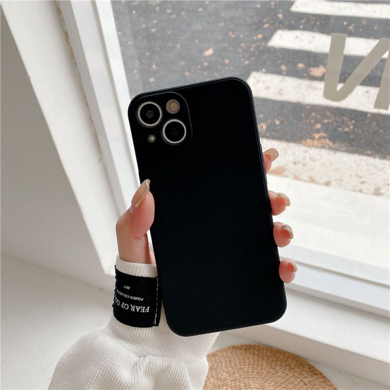 Capa de telefone quadrada de silicone líquido para iPhone 14 11 13 12 Pro Max 13 Mini X XR XS 7 8 Plus SE 2020 Soft Protection Back Cover_voghion.com