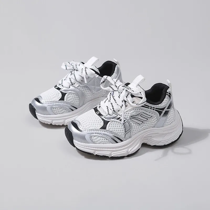 Boys' Sneakers Sports Shoes For Boys And Girls Breathable Non Slip Fashionable All Match Dad Shoes_voghion.com