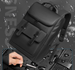 Black New 2024 Backpack Men's Trendy Large Capacity Backpack Casual Student backpack Computer Backpack_voghion.com