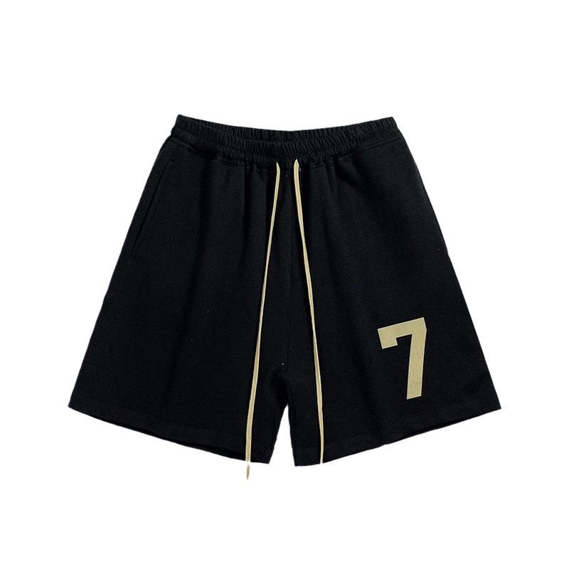 Pantalon hip-hop INS tendance à cinq points pour hommes, ample, grande taille, short de sport respirant et décontracté_voghion.com
