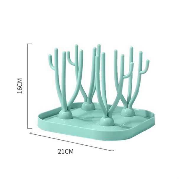 Baby Bottle Drying Rack Feeding Cup Holder Removable Tree Shape Rack Cleaning Pacifiers And Accessories Storage Drying Shelf_voghion.com